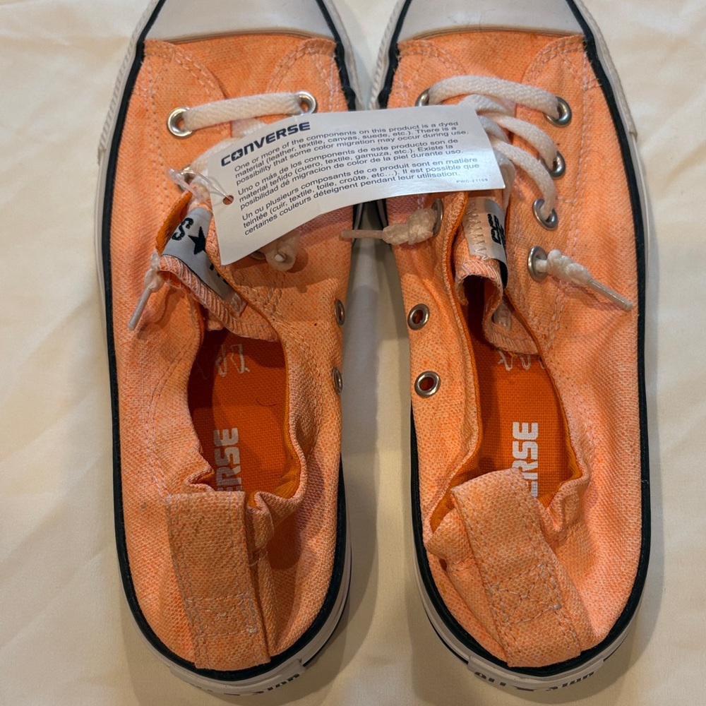 Converse Women's Bright Orange Sneakers